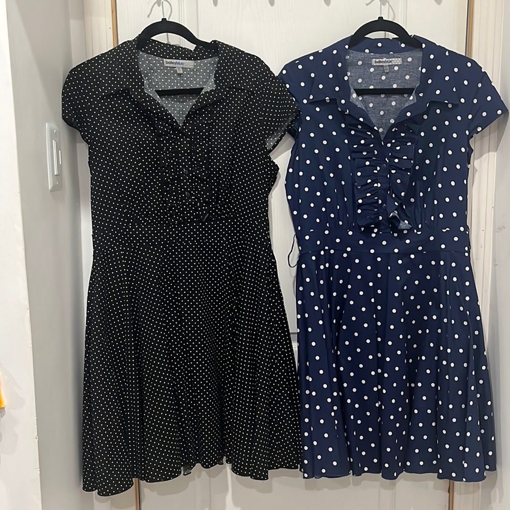 BailyBlue 1950 dresses in black and navy blue